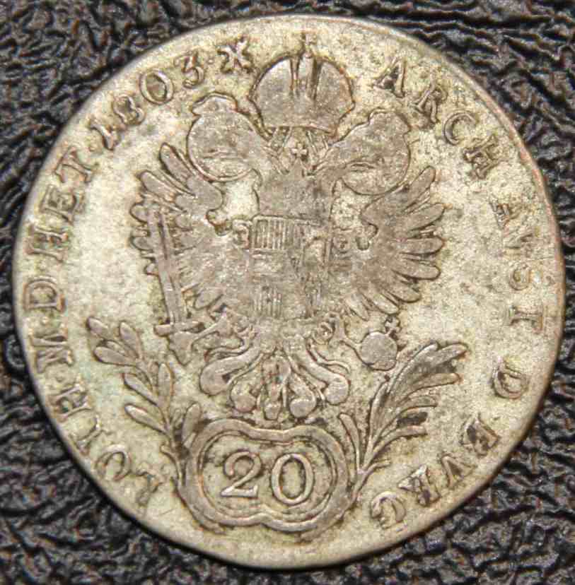 20-Kreuzers-1757,-1803,-1830