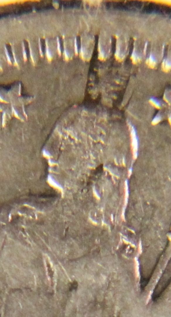 1854-Seated-Liberty-Quarter-Lamination