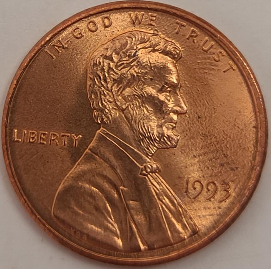 1993-Lincoln-Penny-With-Error-Vs.-Damage?