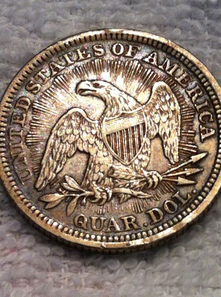 1853-A&r-Seated-Quarter---XF40-Or-Border-Au?