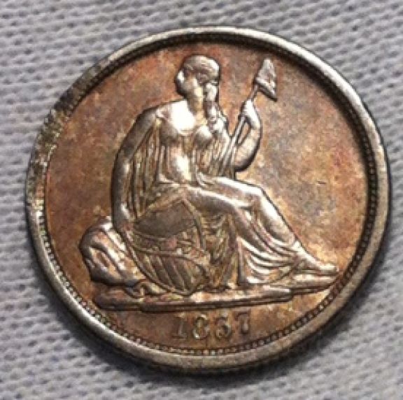 1837-No-*'s-Dime