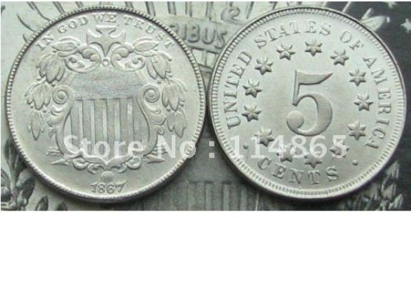 1867-No-Rays-Shield-Nickel
