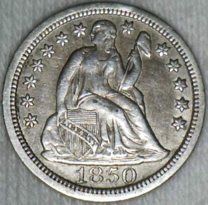 1850-Seated-Dime