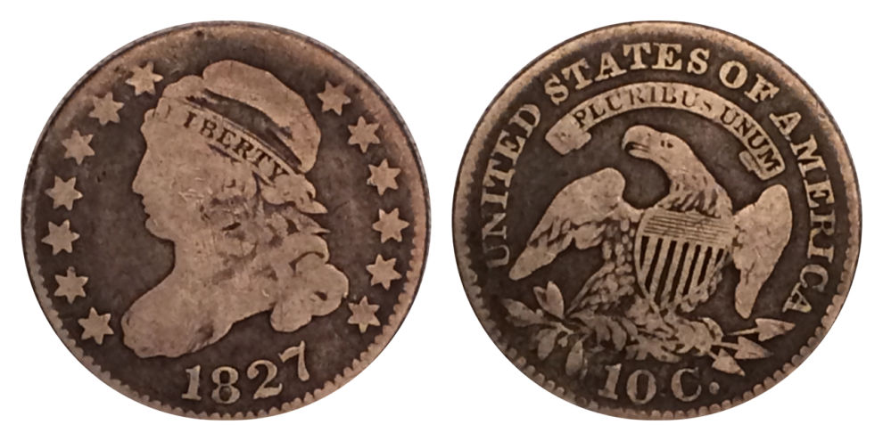 1827-Capped-Bust-Dime