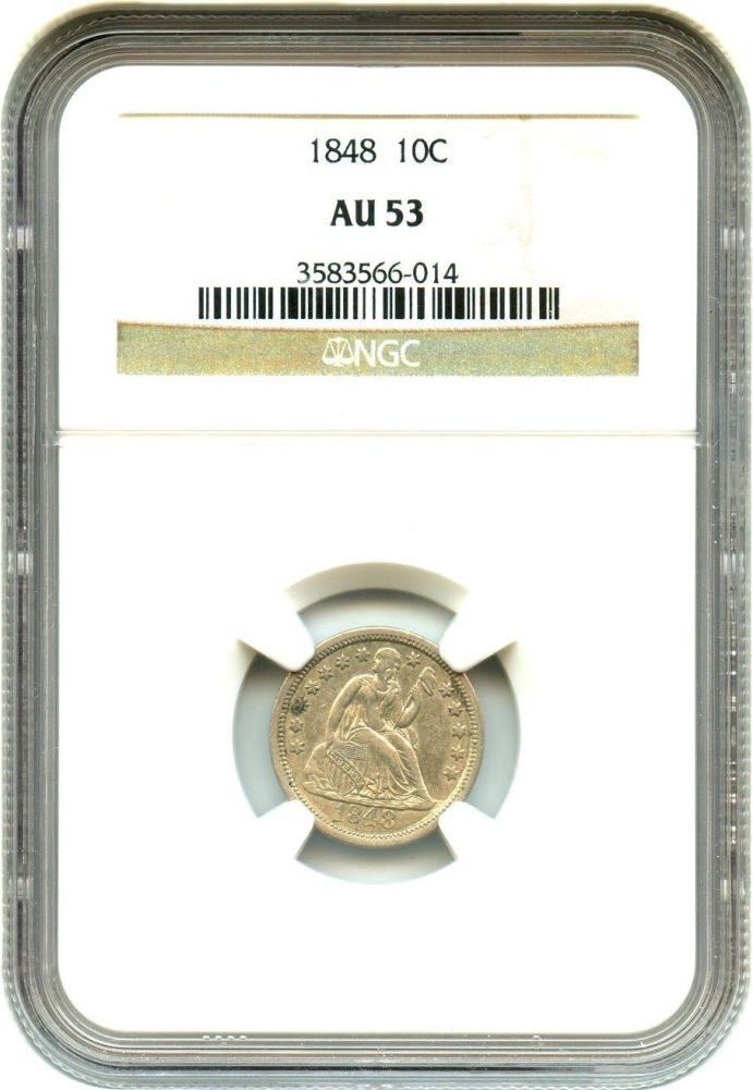 1848-Seated-Liberty-Dime