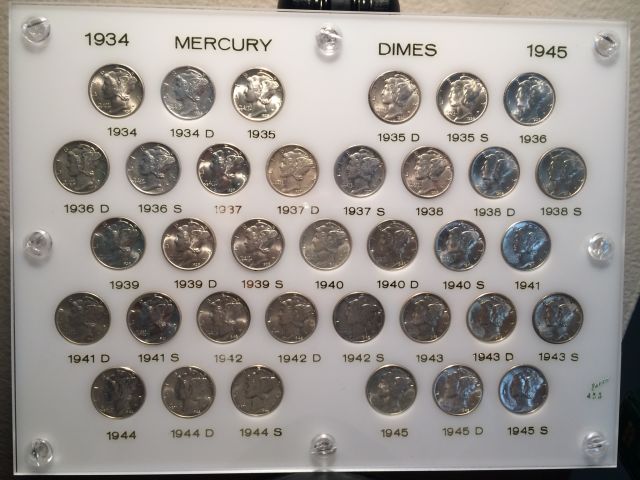 Mercury-Half--Set