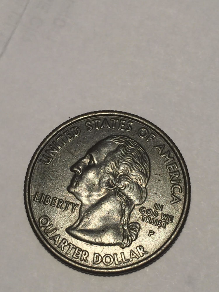 2000-P-South-Carolina-25c-Made-Of-Only-Nicke-Or-Copper