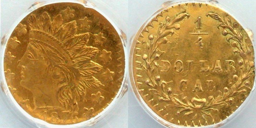 What-Are-The-Rarer-Varieties-Of-California-Gold-Fractional-Quarters?