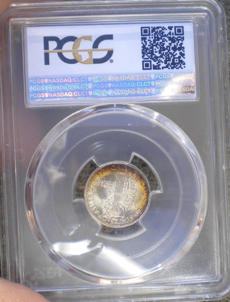 Toned-Mercury-Dimes;-My-Collection-And-Yours