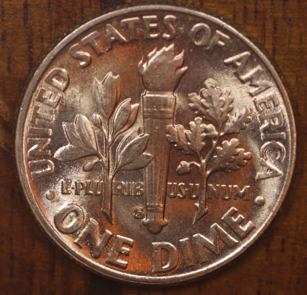1954-S/S-Roosevelt-Dime-F501?-F509-Or-MD?