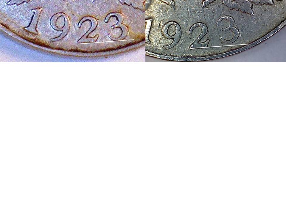 1923-KGV-Nickel-Near-3-Far-3-5-Cent----New-Variety?