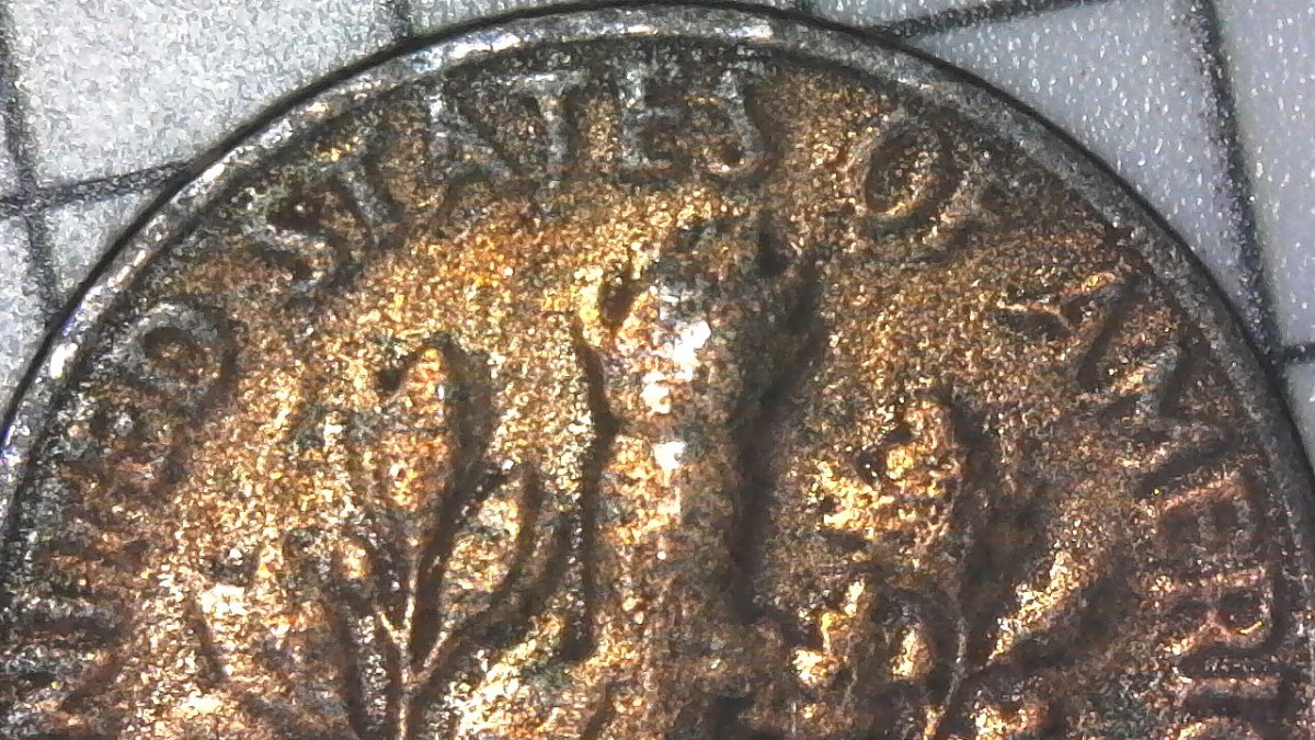 1967-Roosevelt-Dime--Improperly-Annealed-Planchet