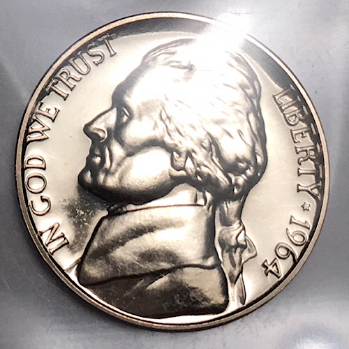 1964-No-Mint-Proof-Nickel.-Possible-Cameo?