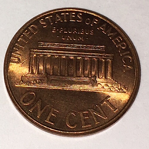 Beautiful-2001-D-Lincoln-Memorial-Penny!