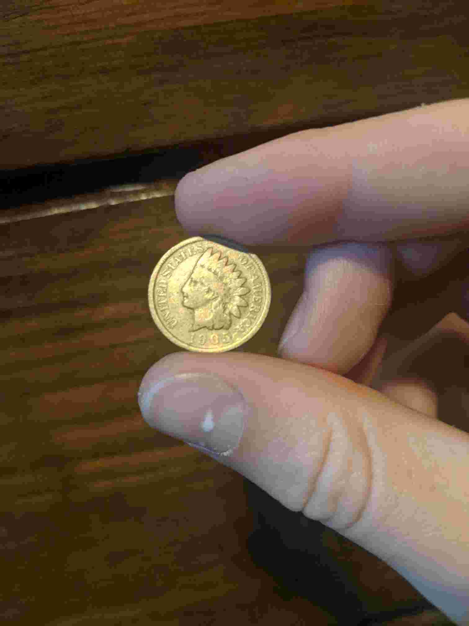 1905-Indian-1c---Missing-'O'-In-'One-Cent'