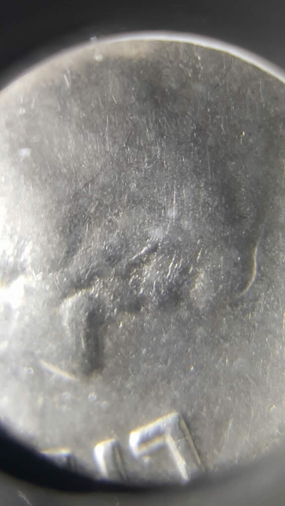 '65-P-Dime-W/-Interesting-Obverse-Features.