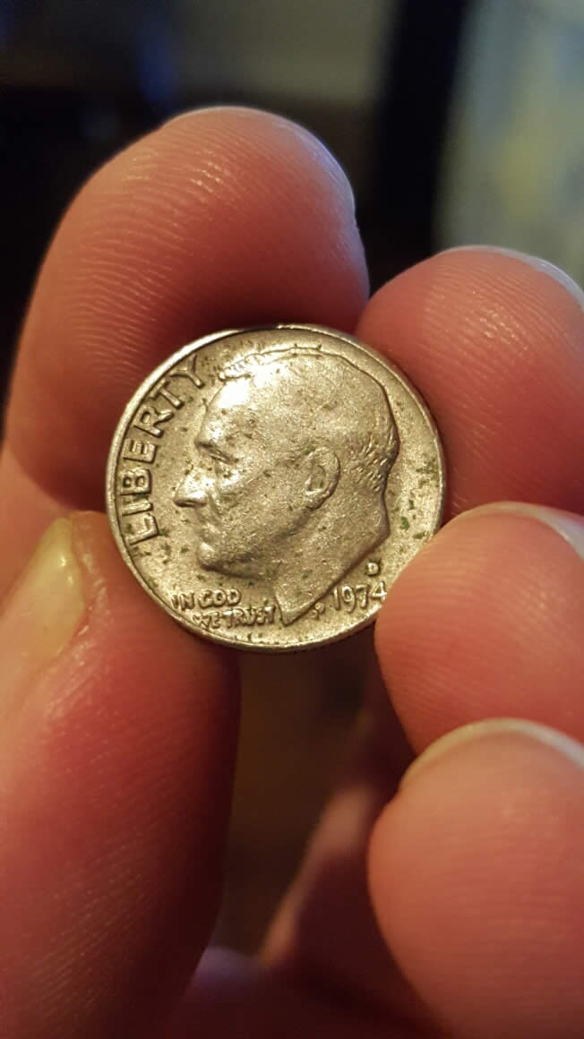 '74-D-Dime;-Wide-Letters-In-Liberty