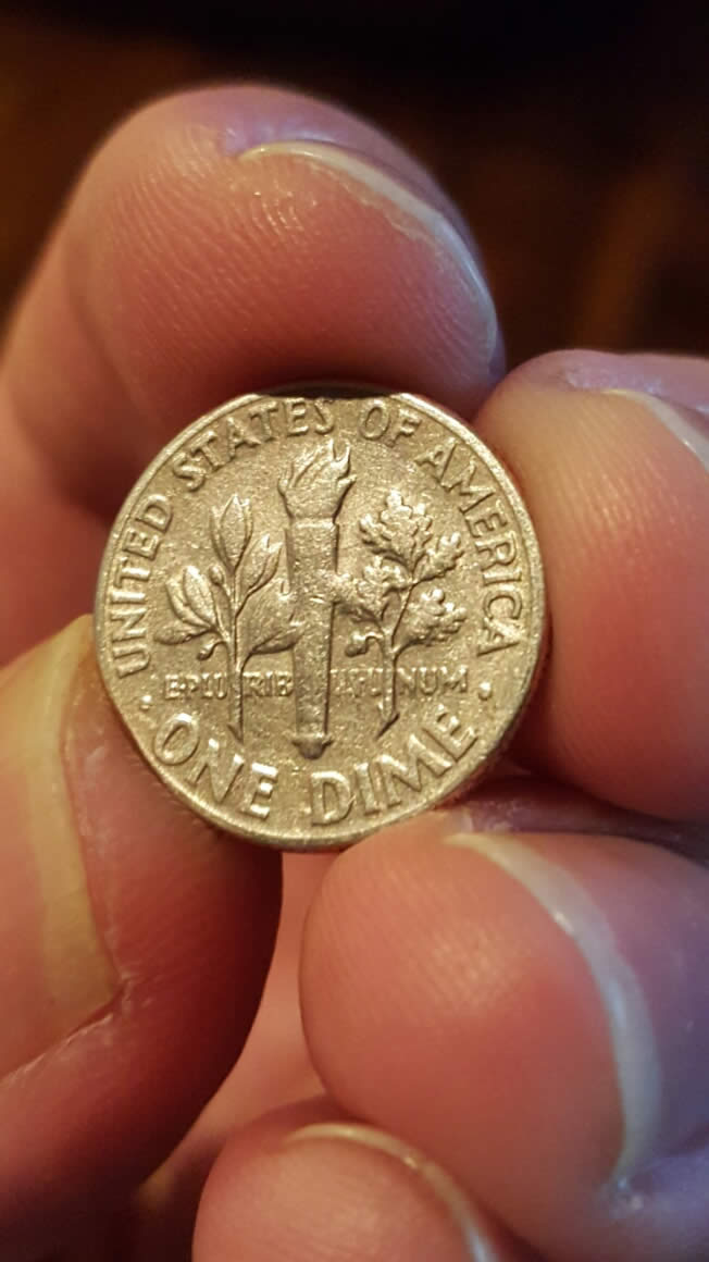 '74-D-Dime;-Wide-Letters-In-Liberty