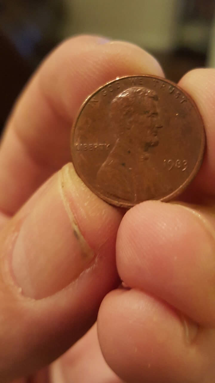 '83-P-Penny-With-Nice-Die-Crack-On-The-Reverse