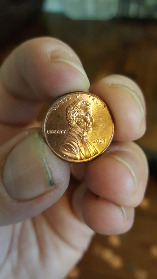 2007-Penny-With-Nice-Die-Crack-On-Obv