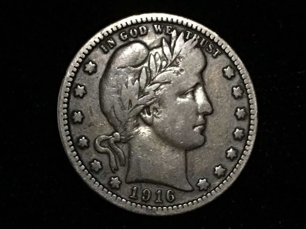 1916-D-Barber-Quarter-For-Grading