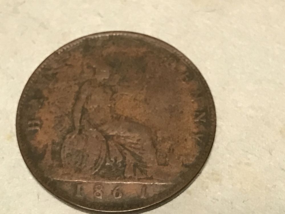 1861-Half-Penny-Spacing-Question