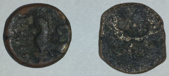 Need-Help-ID-Roman-With-Countermark-And-Greek-Coin