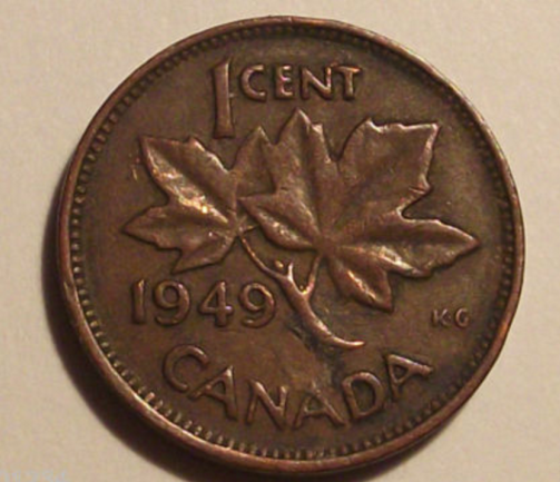 1949-Canadian-Penny-A-Points-To-Denticle?-Variety-Identification-Help