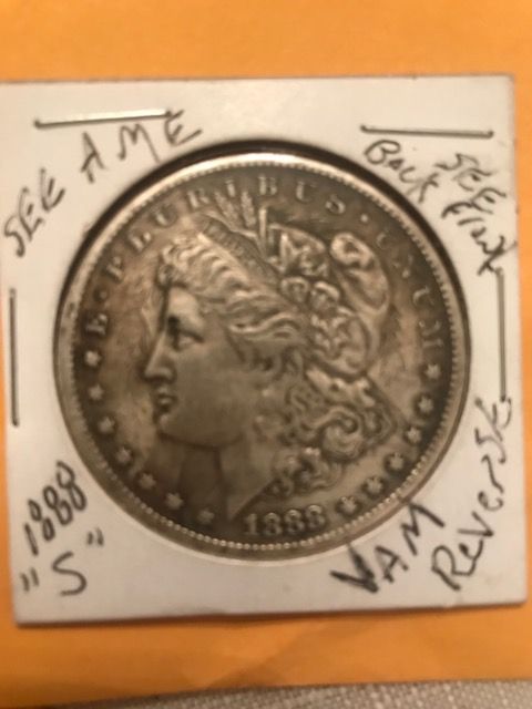 1888-S-Morgan-Dollar---VAM-Question---Back-Coin-Coming-Through--Front