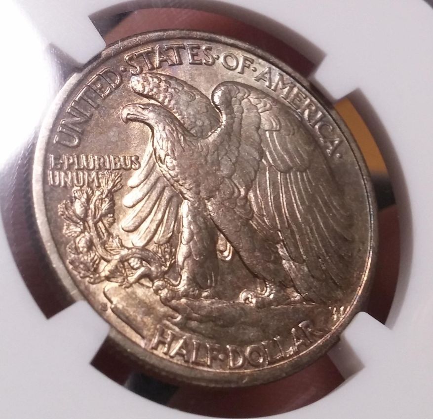 Toned-1933-S-Walking-Liberty