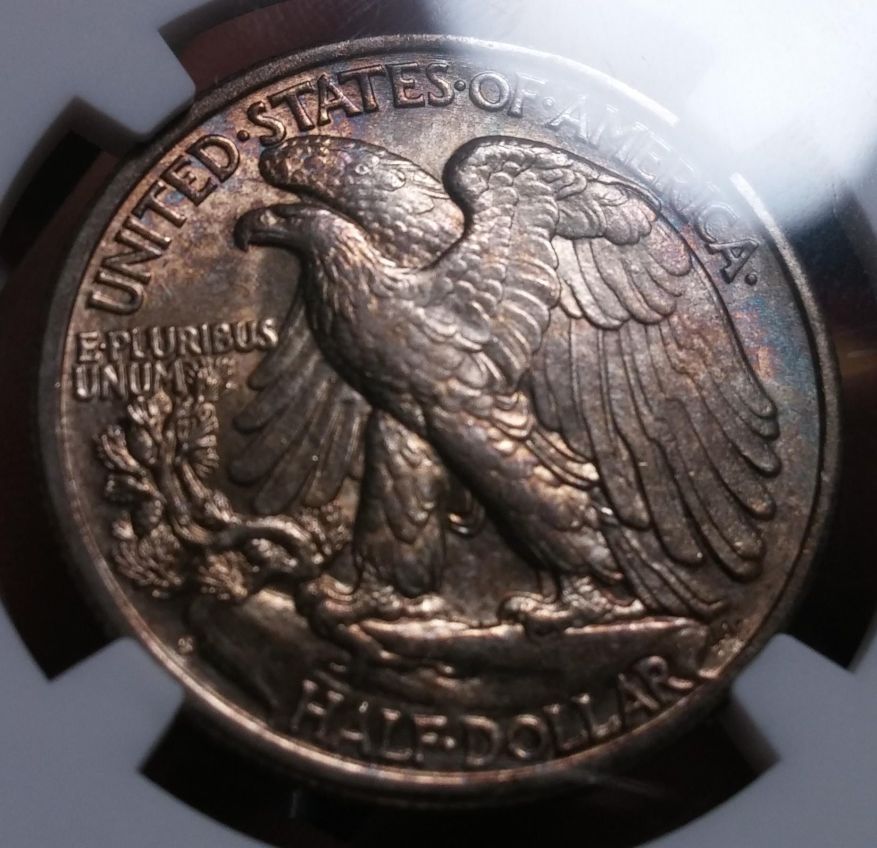 Toned-1933-S-Walking-Liberty