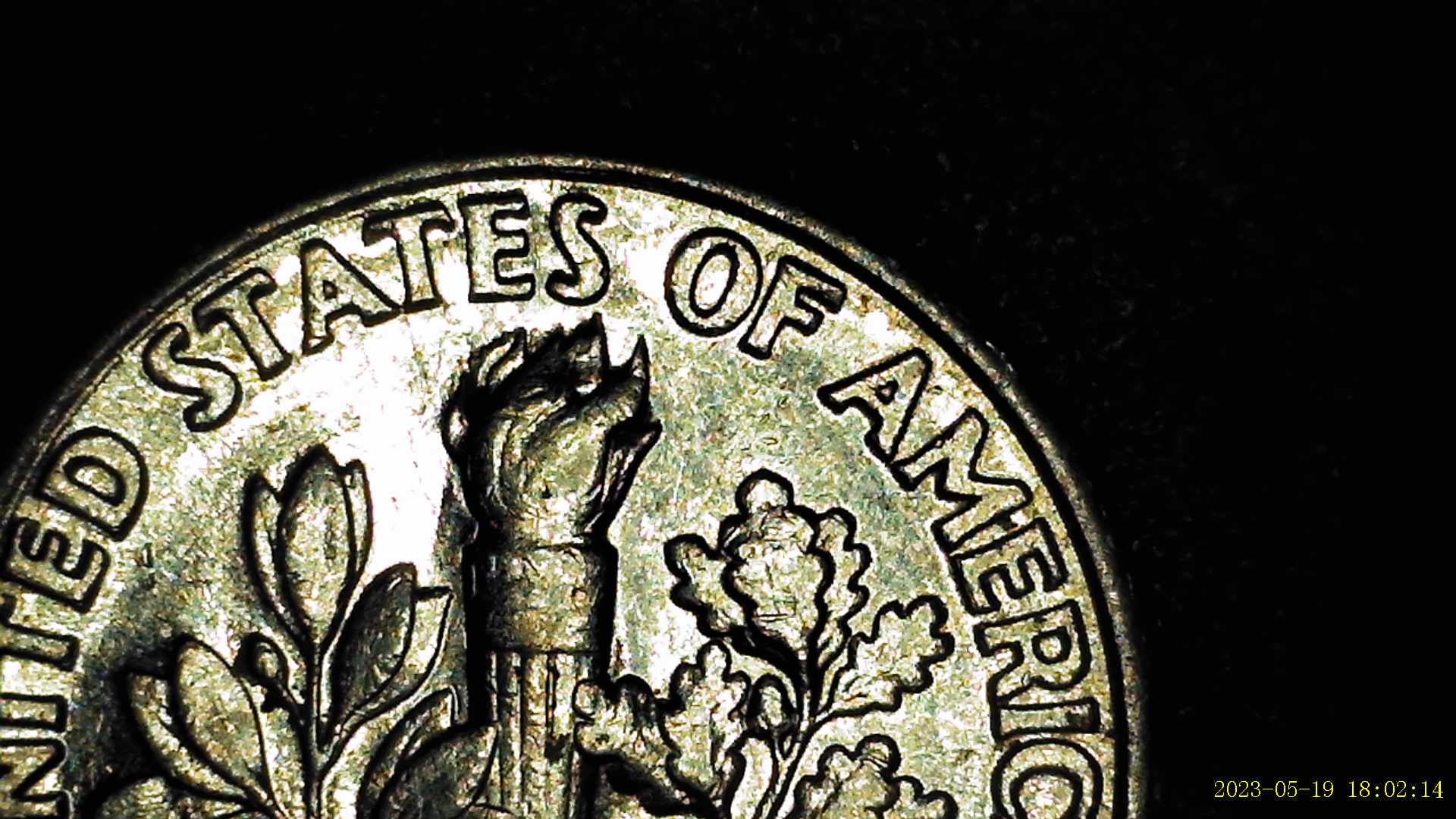 1997-P-Dime-Extra-Flame-On-Torch