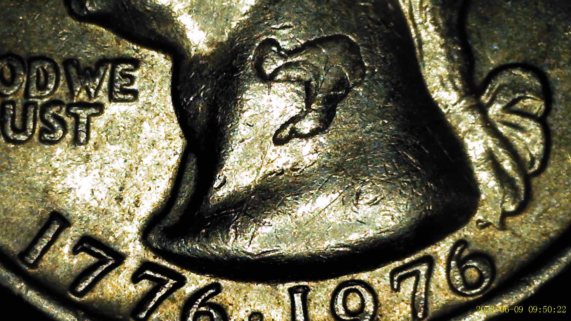 1976-Bicentennial-Quarter-Obverse-Unusual-Neck-Appearance