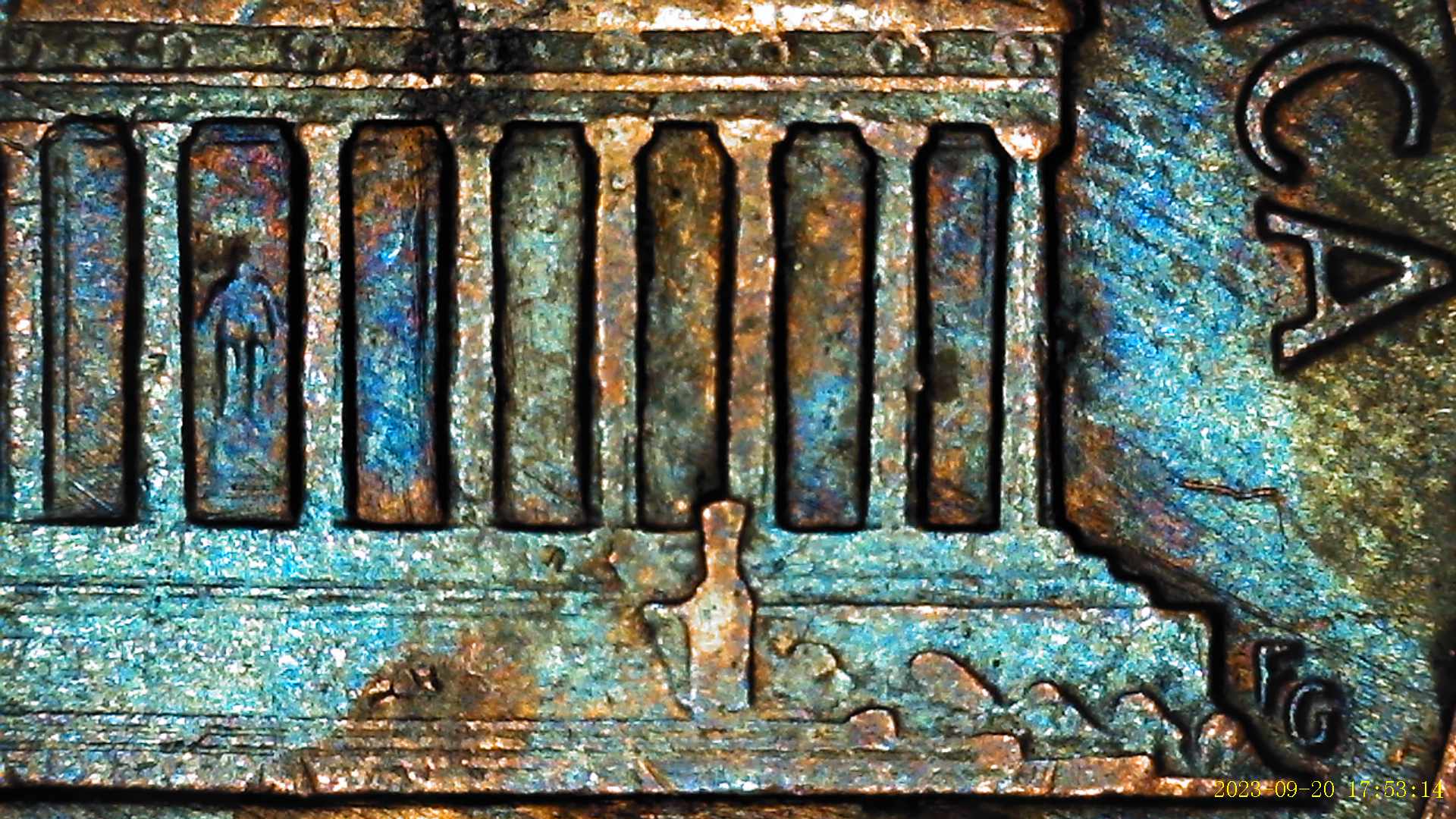 1988-Penny-With-Multiple-Die-Cracks/Possible-Cud-On-Reverse