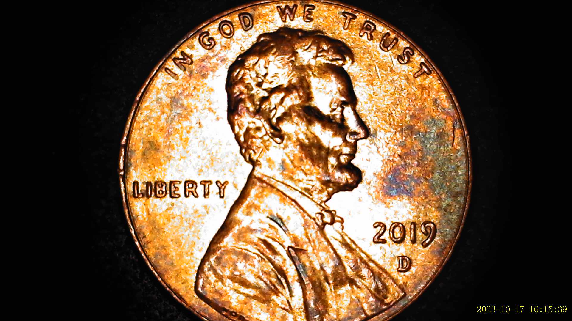 2019-D-Shield-Penny-With-Possible-Half-Letter-Near-Rim-On-Reverse
