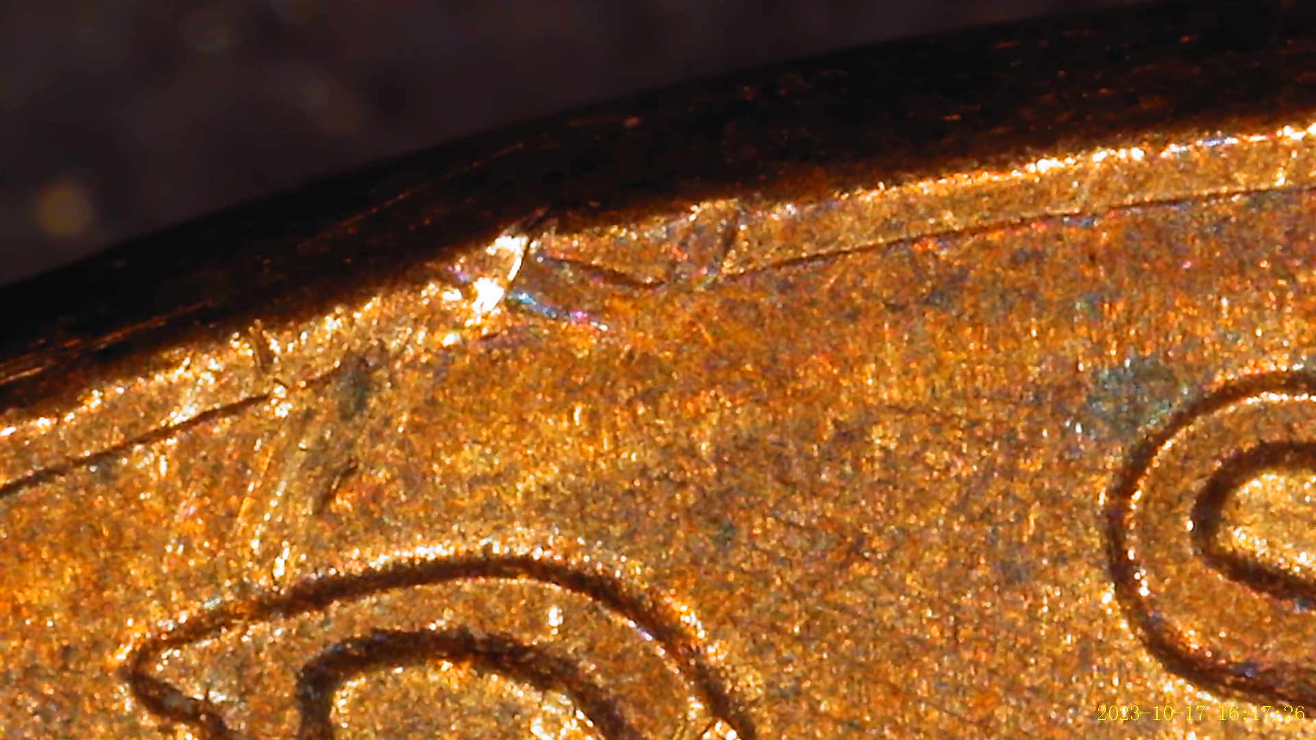 2019-D-Shield-Penny-With-Possible-Half-Letter-Near-Rim-On-Reverse