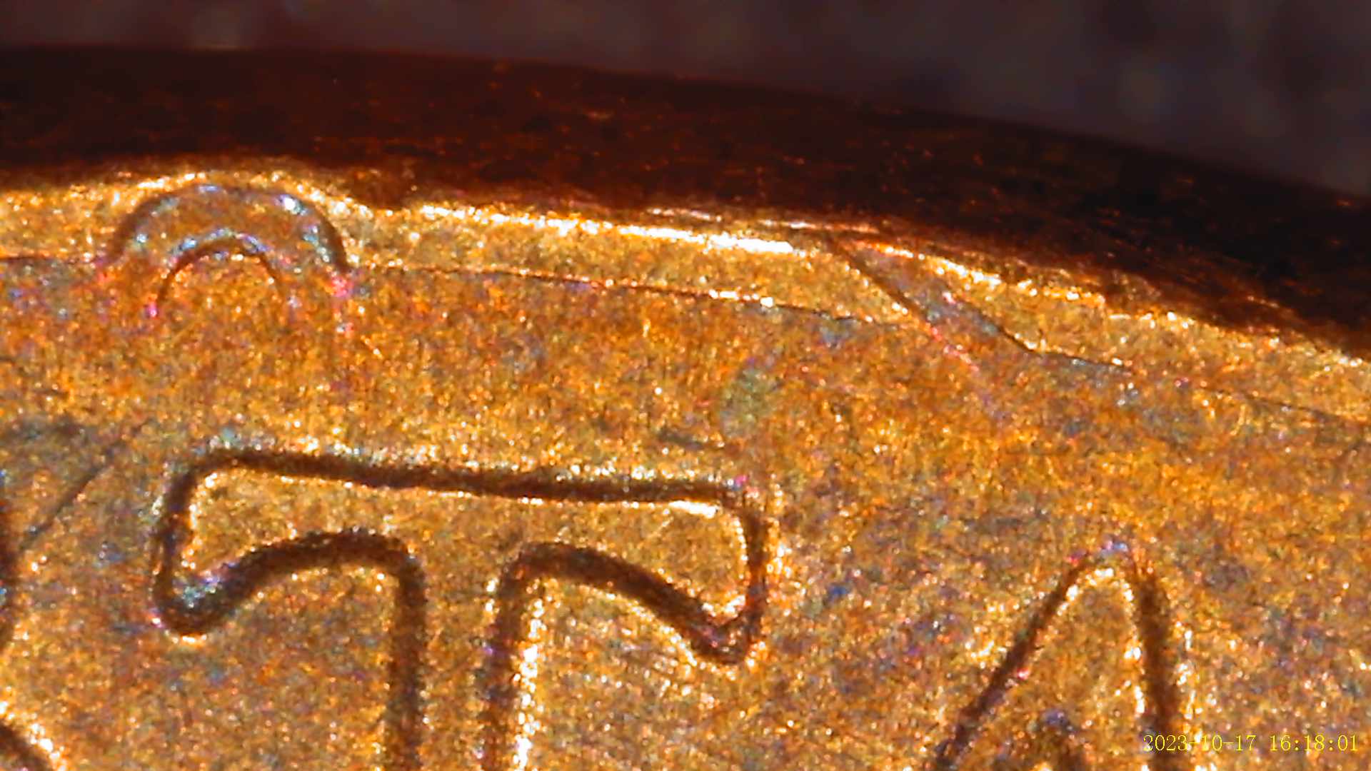 2019-D-Shield-Penny-With-Possible-Half-Letter-Near-Rim-On-Reverse