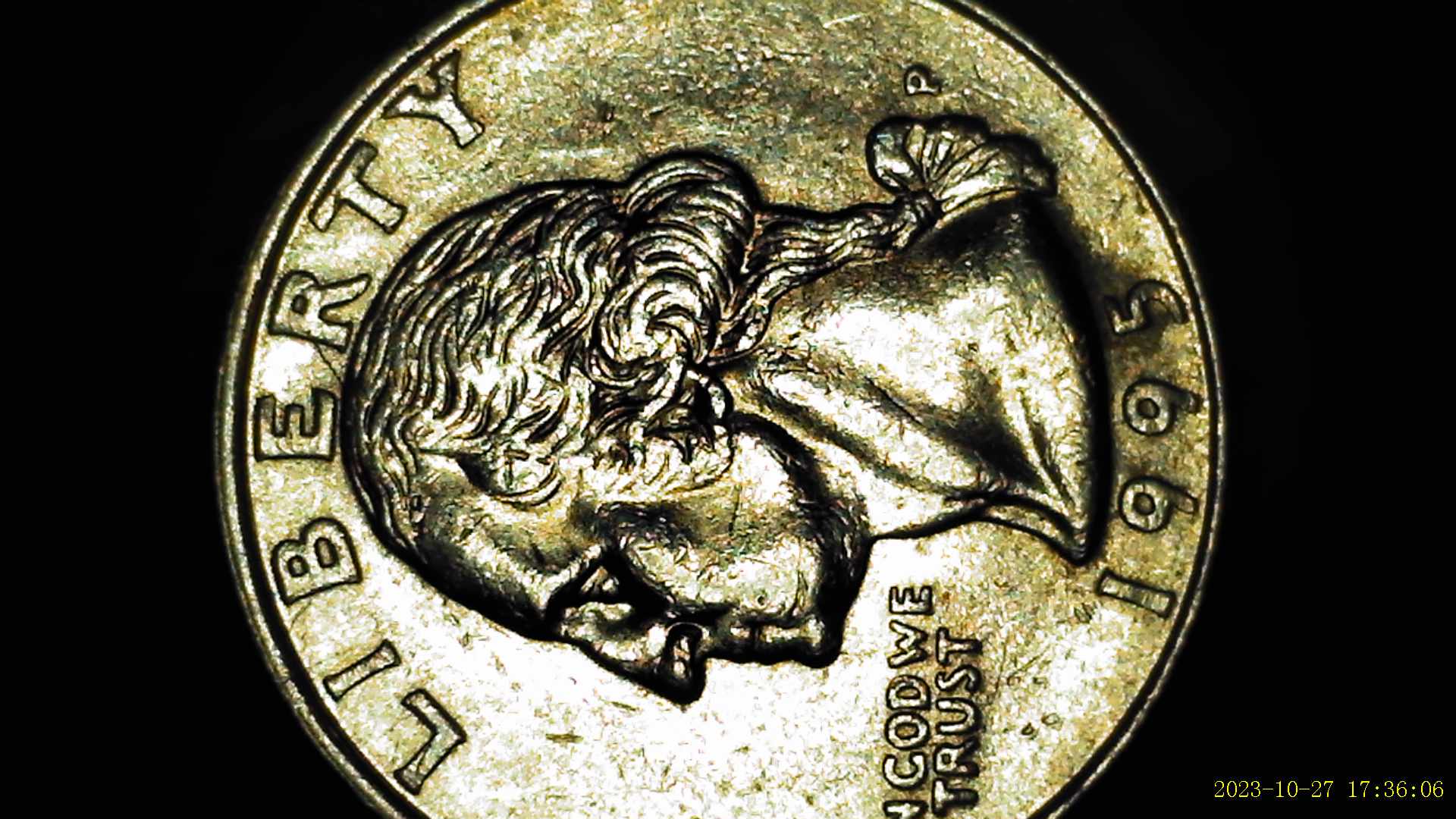1995-P-Washington-Quarter-Reverse-Die-Break/Crack