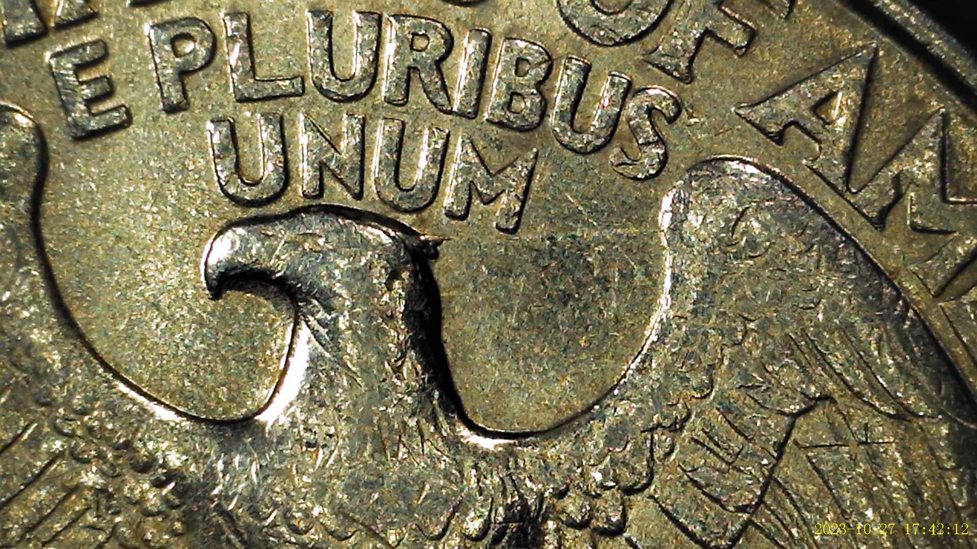 1995-P-Washington-Quarter-Reverse-Die-Break/Crack