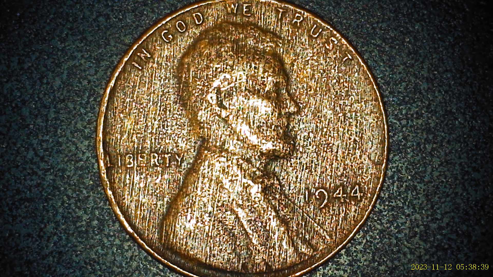 1944-Lincoln-Wheat-Penny-Weigh-2.8g-And-Weird-Look