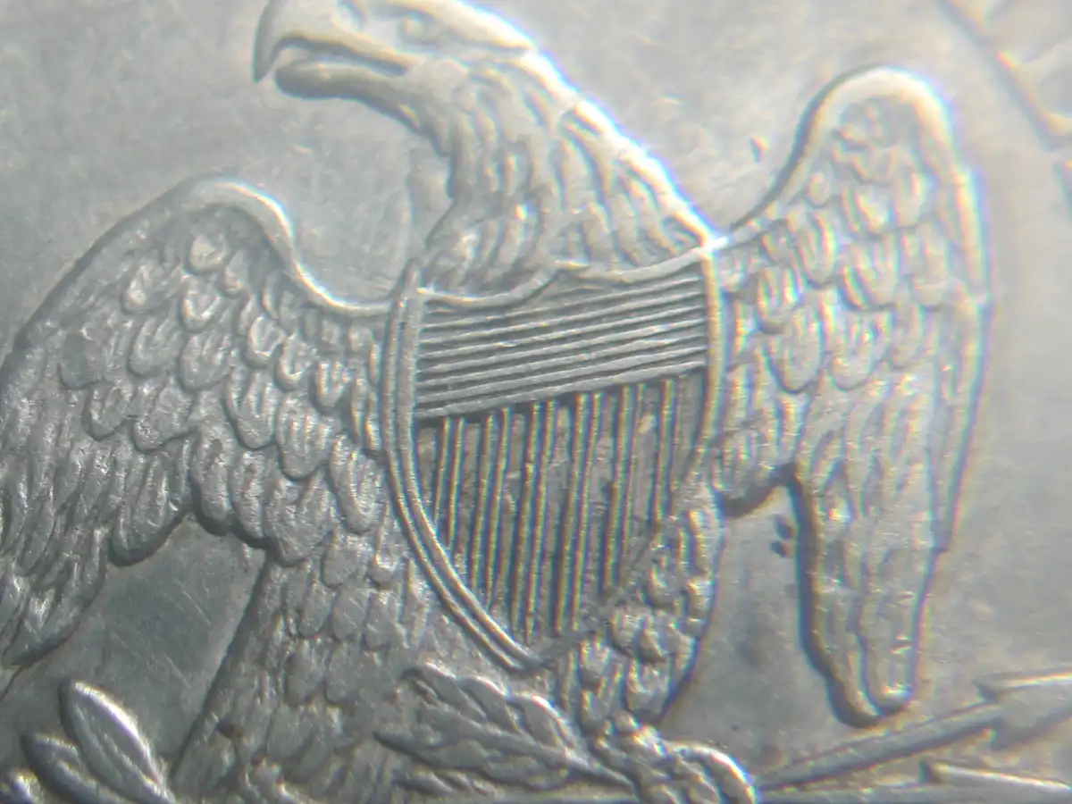 1858-Seated-Liberty-Quarter-REV-Die-Clash