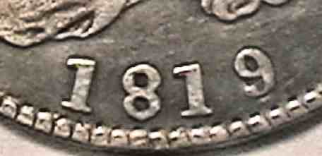 1819/8-Bust-Half