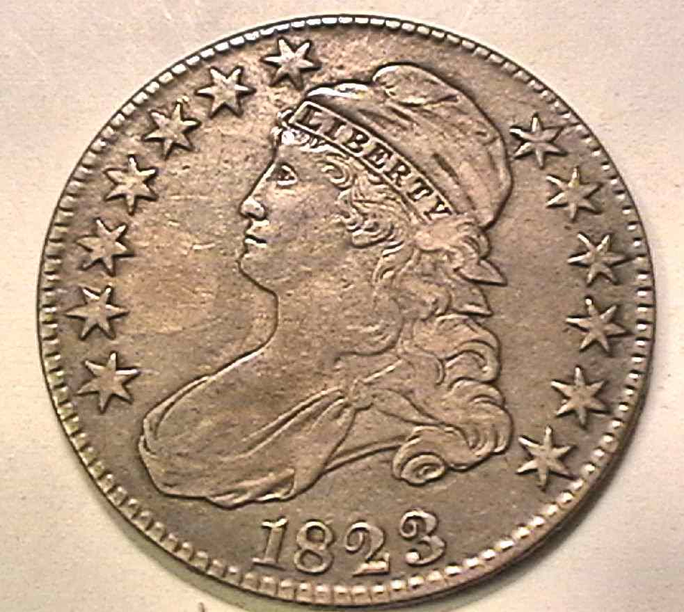 1823-Bust-Half