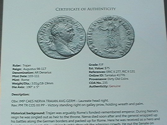 Trajan-Denarius-With-Certification-Letter