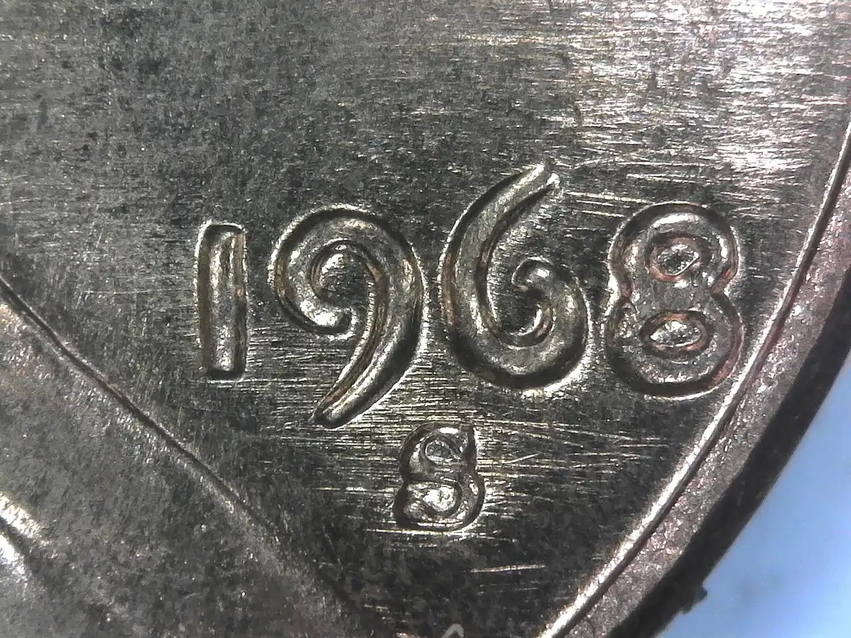 1968-S-Possible-RPM-And/Or-Doubling---Bright-Red