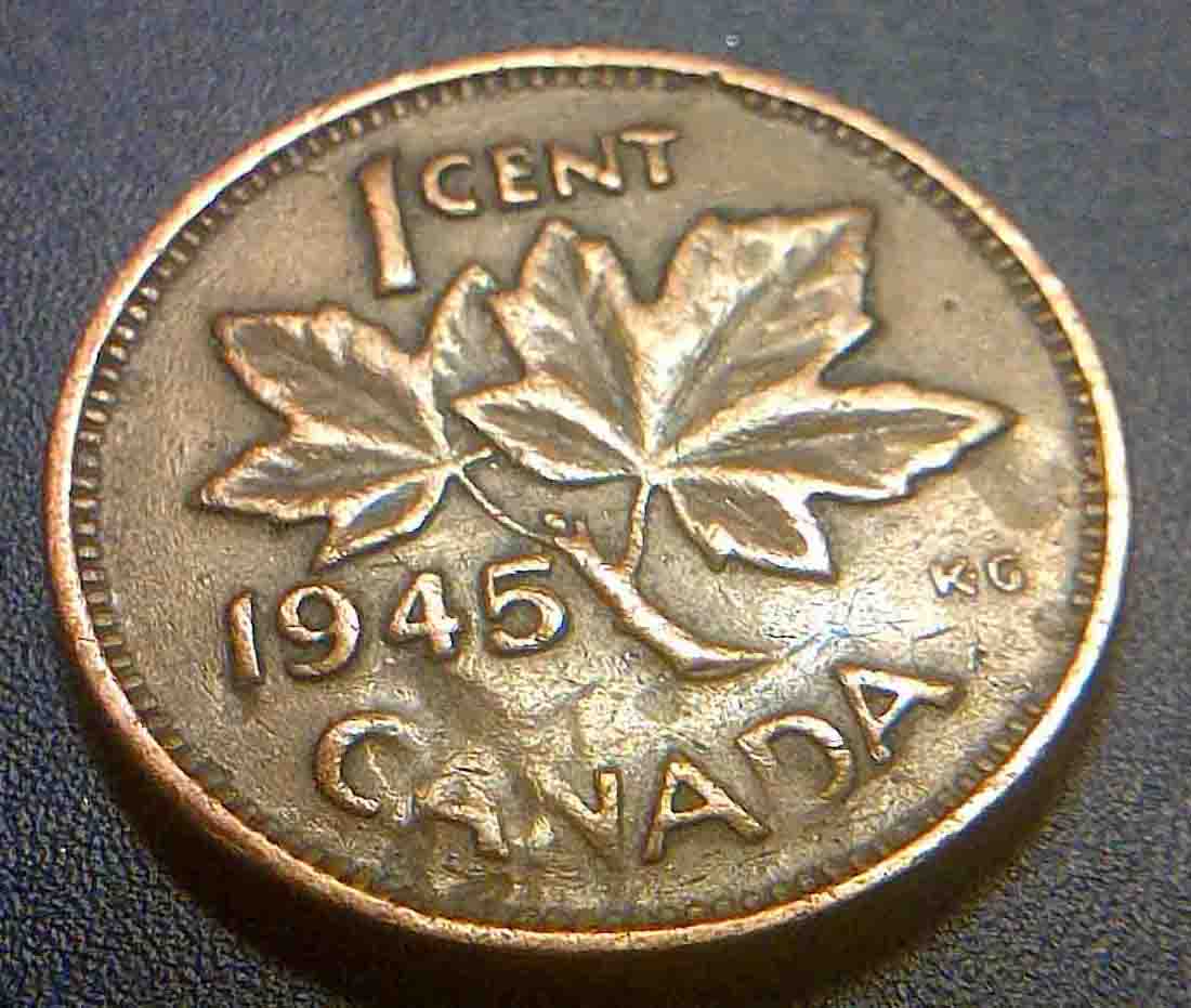 Canadian-1974-Penny--Any-Ideas-What-Happen-Here