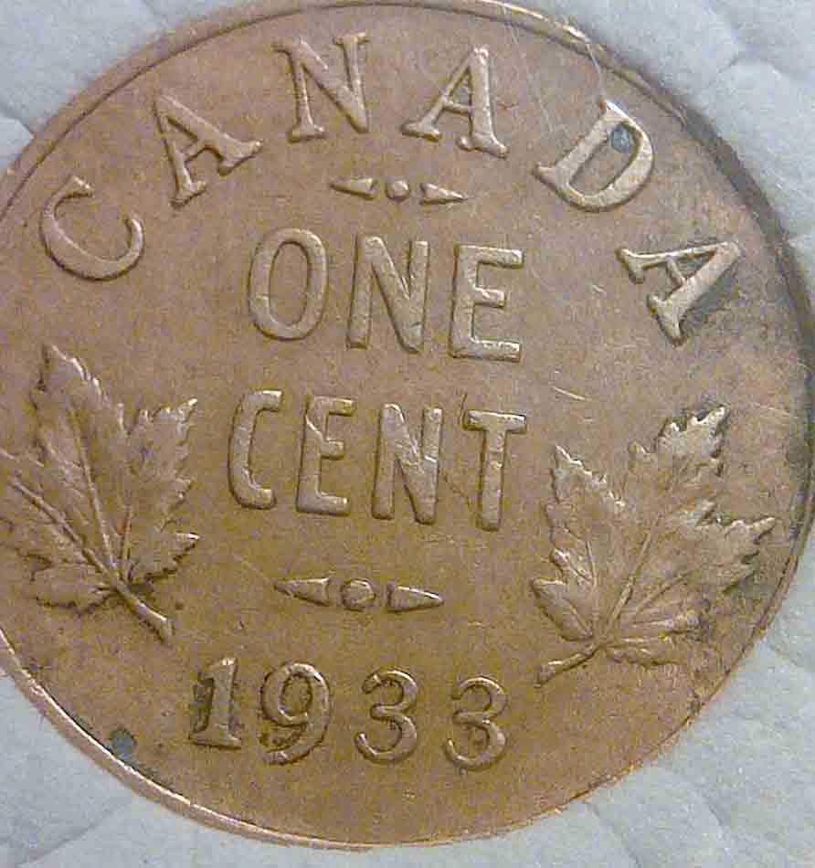 Canadian--1933-Penny