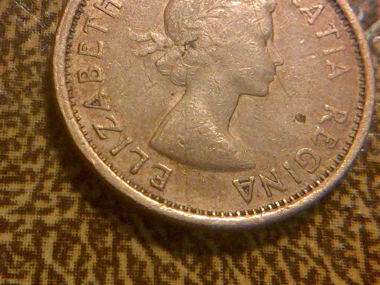 1957-Canadian-Pennie-Missing--Mg?