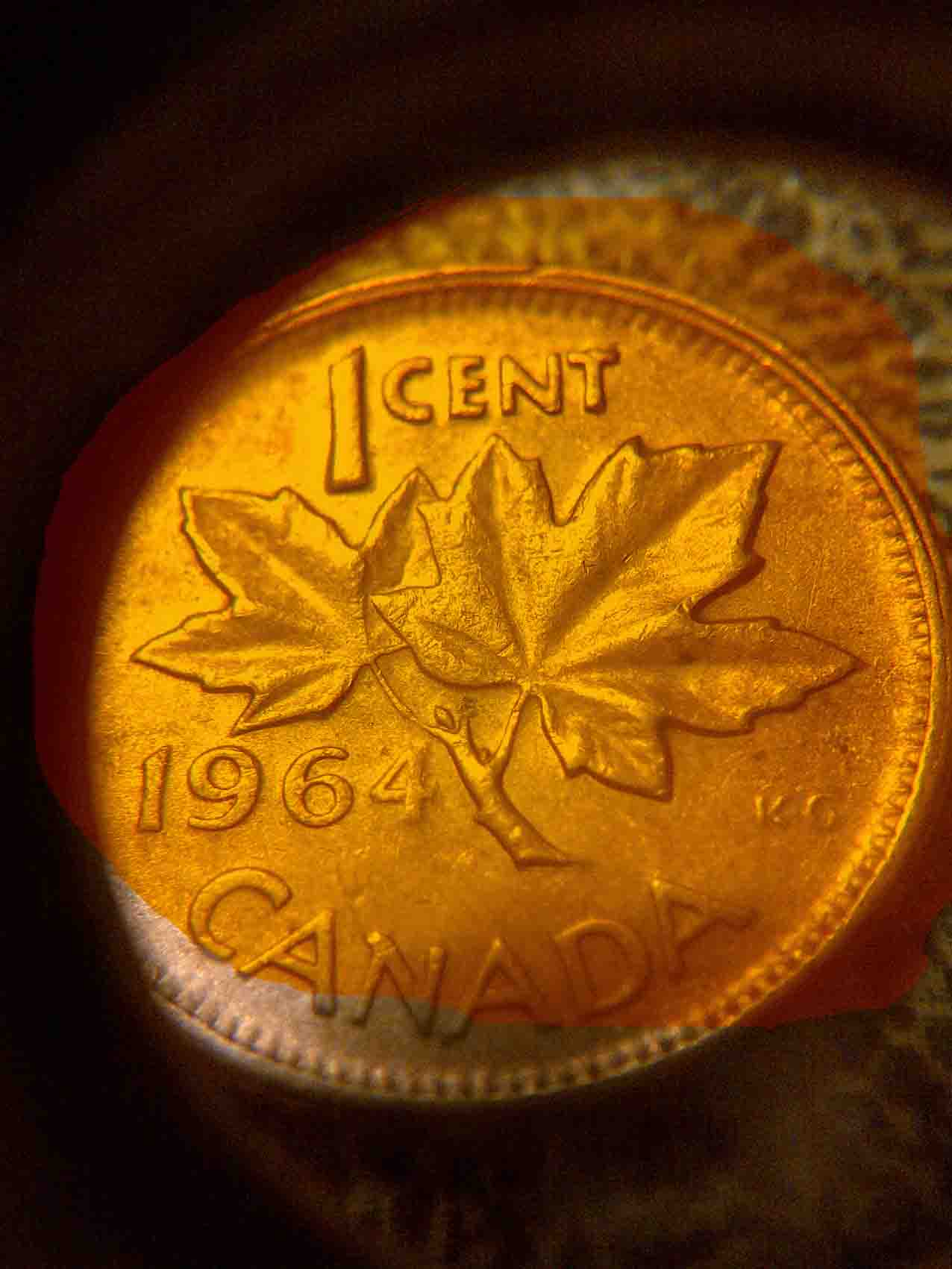 Canadian-1964-Pennie-Is-This-A-Weak-Strike