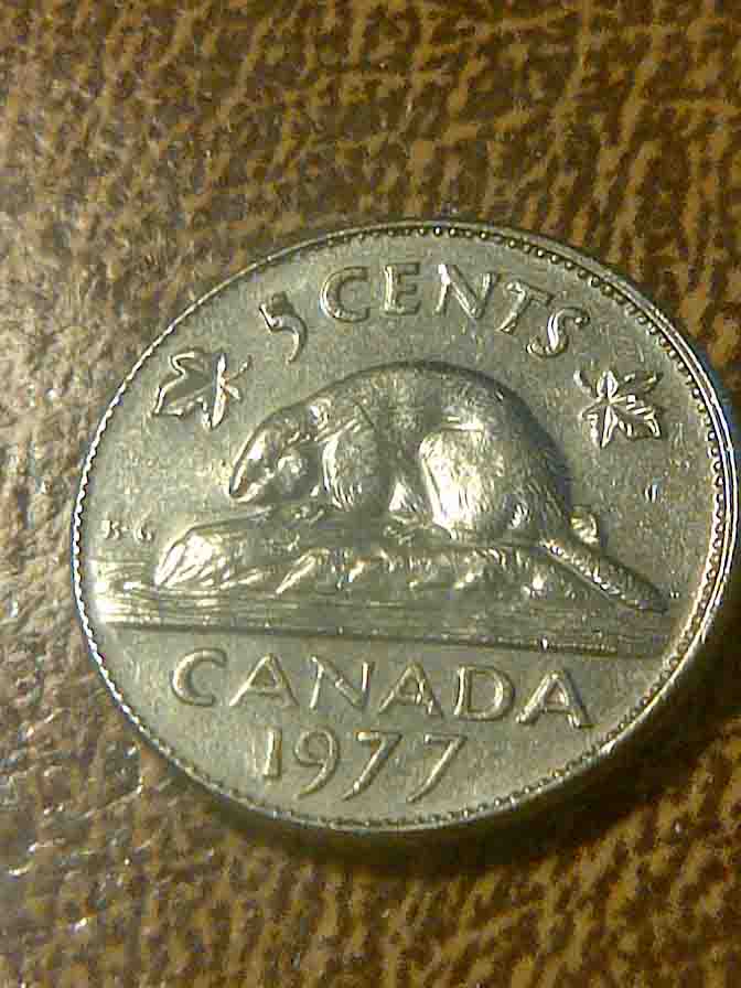 1977-Canadian-5-Cents